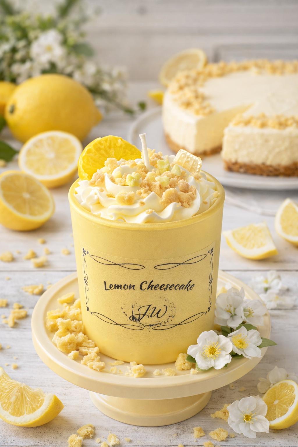 Lemon Cheesecake – Duftkerze 🍋🤍