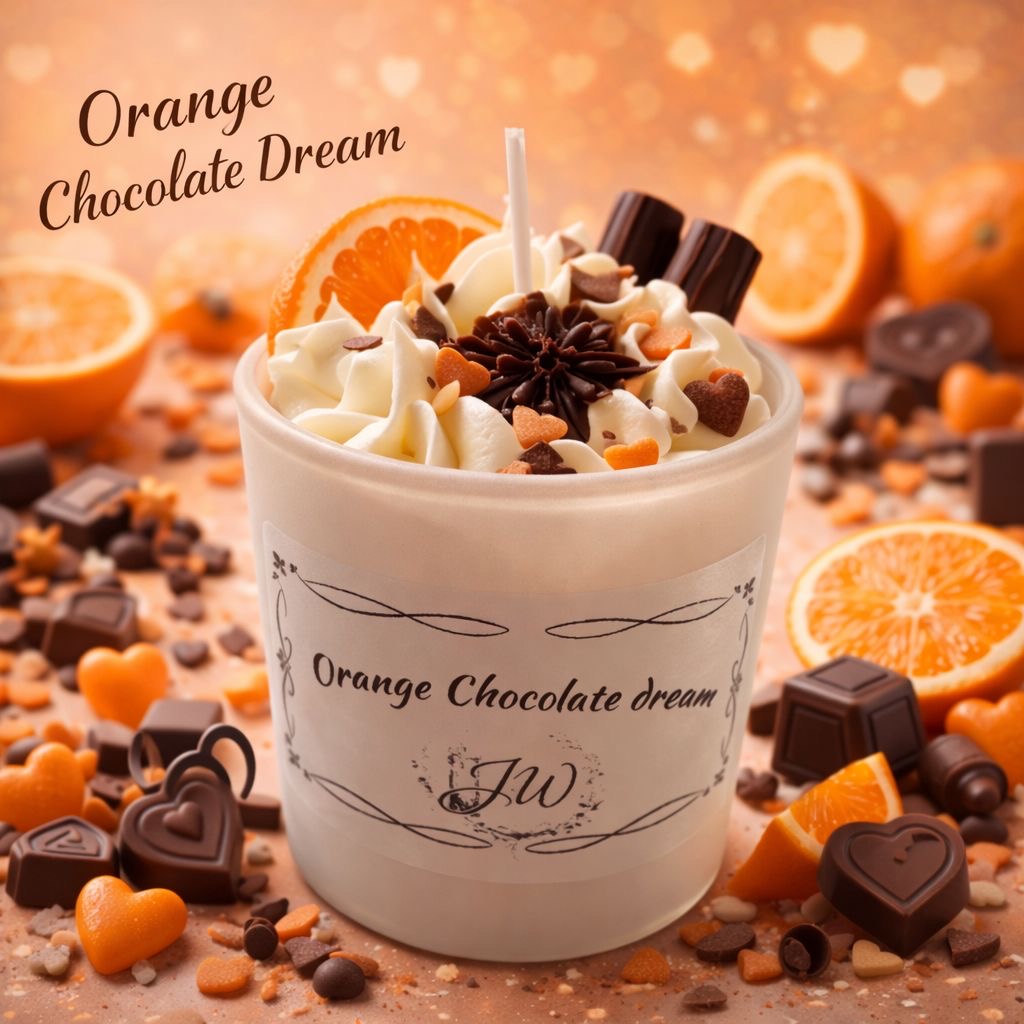 Orange Chocolate Dream 🍊– Duftkerze